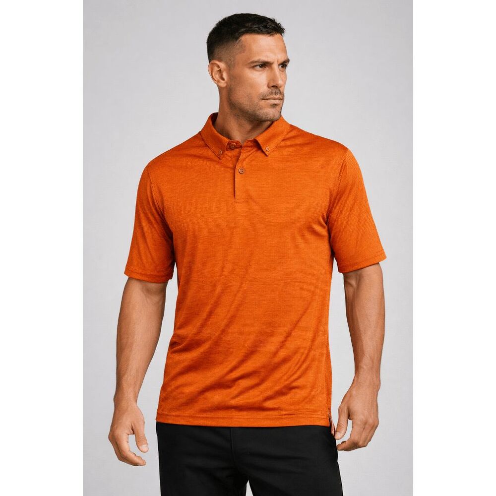 Walter Hagen Men's Performance 11 Champ Stripe Short Sleeve Golf Polo S UPF 50+